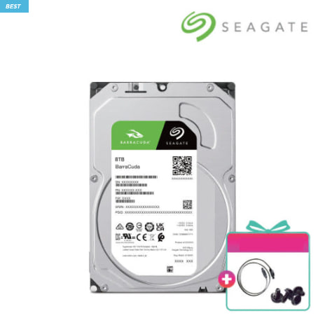 씨게이트 1T/2T/3T/4T/6T/8T16T/20T HDD 하드디스크 256MB, 8TB