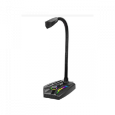 로이체 유선 RGB LED 게이밍 스탠드 USB 마이크