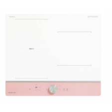 국내생산 신제품 3구 인덕션 다이얼 화이트+핑크 ERI-5243AF